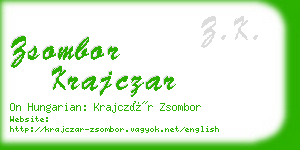 zsombor krajczar business card